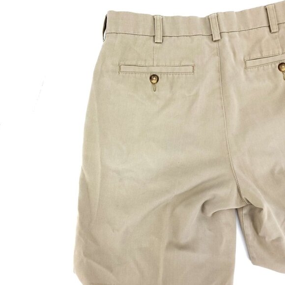 Croft & Barrow Men's 32 x 32 Tan Straight Leg Casual Pants Button Zipper - Picture 7 of 12